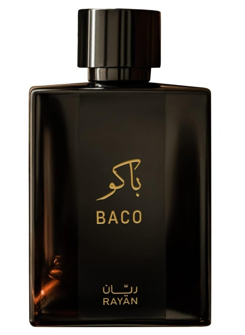 RAYAN BACO Perfume, Long Lasting Perfume for Men, 100 ML Eau De Parfum for Men, Ideal Arabic Perfume for Men and Ideal Gift for All Occasions, Rayan Leather Fragrance & Attar with 3 Type of Notes - Image 1